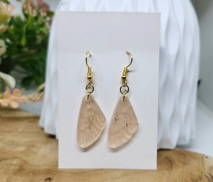 Boucles d'oreilles ailes de papillon