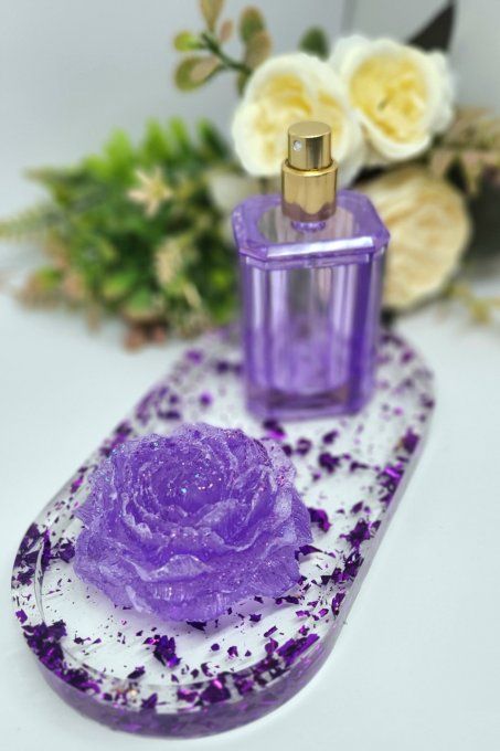 Ensemble décoratif violet