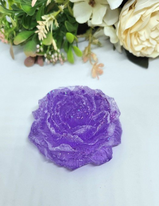 Ensemble fleur violet