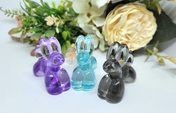 Petite Figurine chien ballon