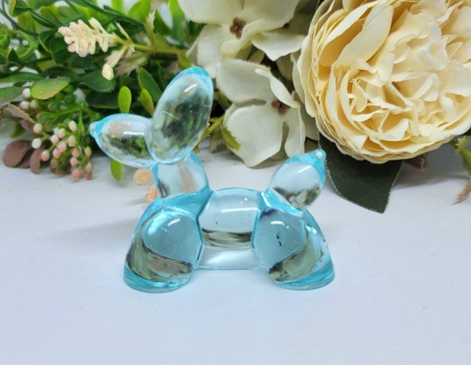 Petite Figurine chien ballon