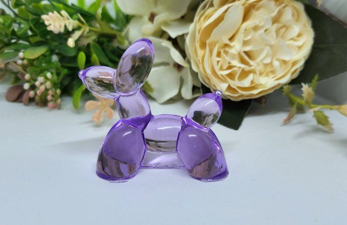 Petite Figurine chien ballon