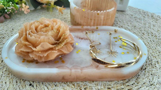 Coffret cadeau 3 pièces femme fleurs