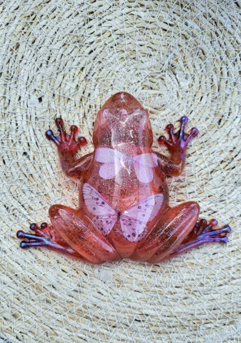 Grenouille en résine époxy