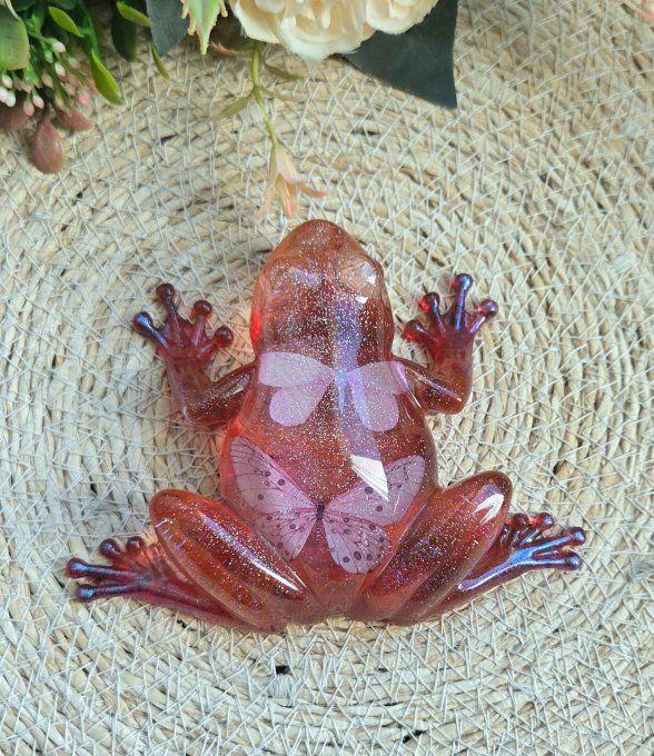 Grenouille en résine époxy