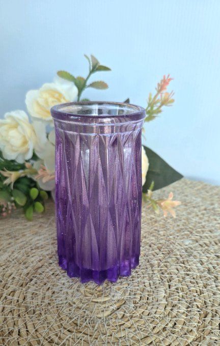 Grand vase en résine époxy 